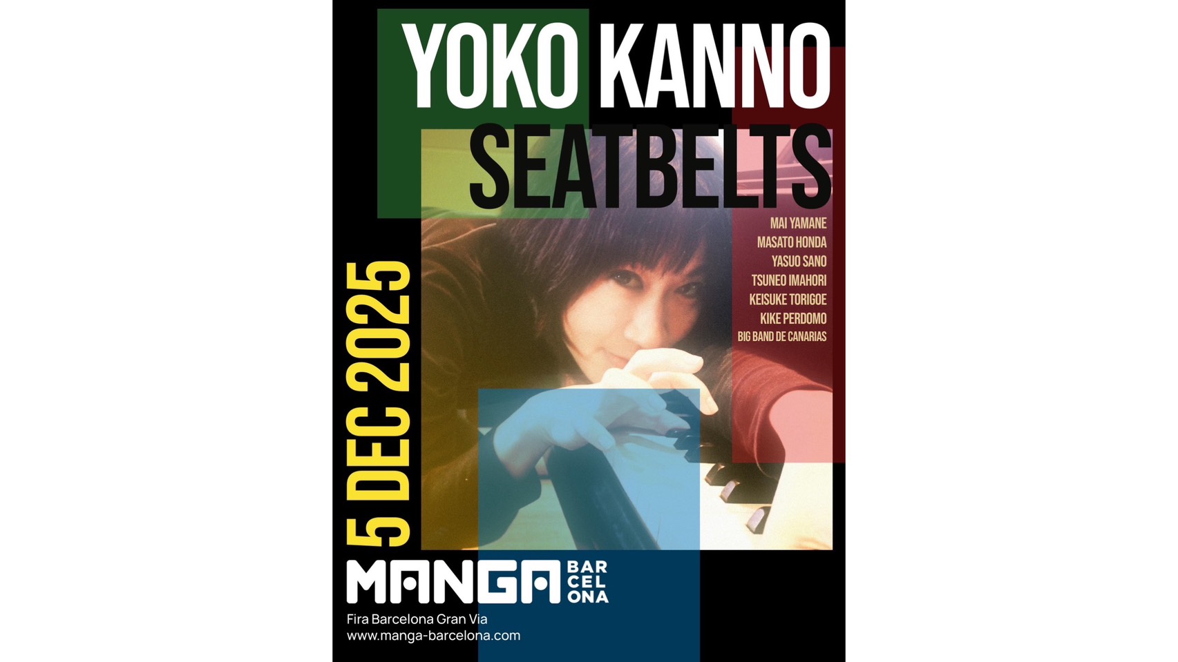 YOKO KANNO SEATBELTS: BEBOP LIVE! @Manga Barcelona (Dec 5 2025